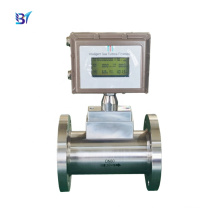 dn25 remote control cng nitrogen digital pipe line rs485 output air gas turbine flow meter